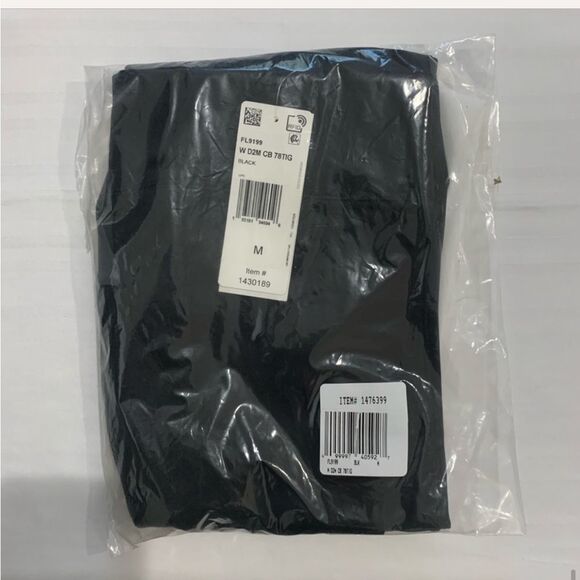 NWT ADIDAS COLOR BLOCK BLACK AND GREY LEGGINGS NWT SIZE MED - Picture 6 of 6